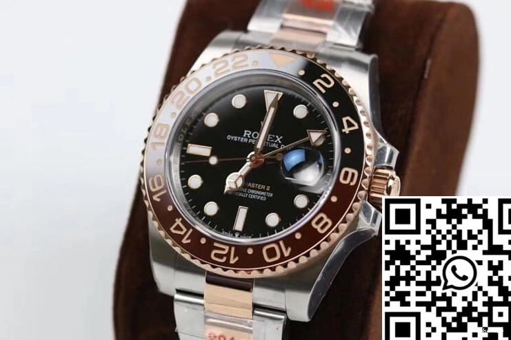 Dial GM M126711CHNR-0002 Rolex Master GMT II Factory Black 1011